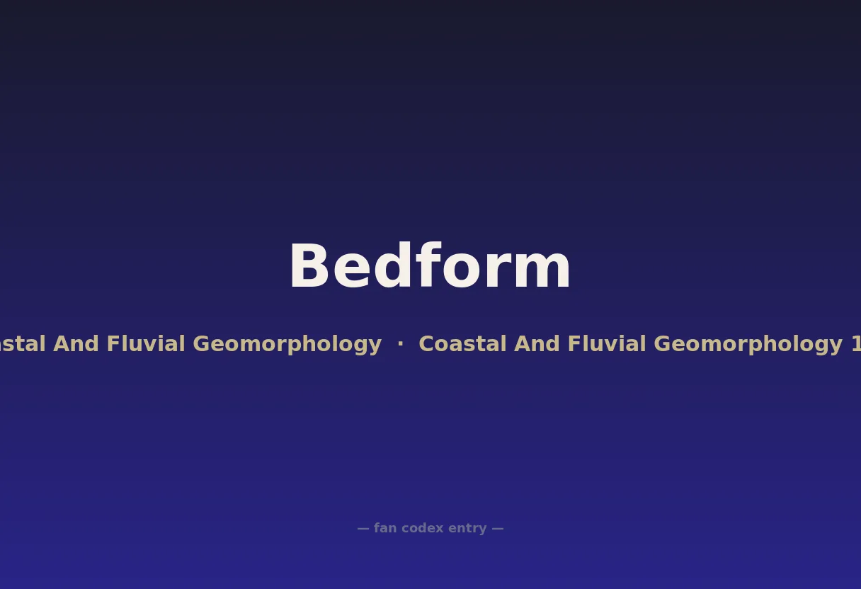 Bedform