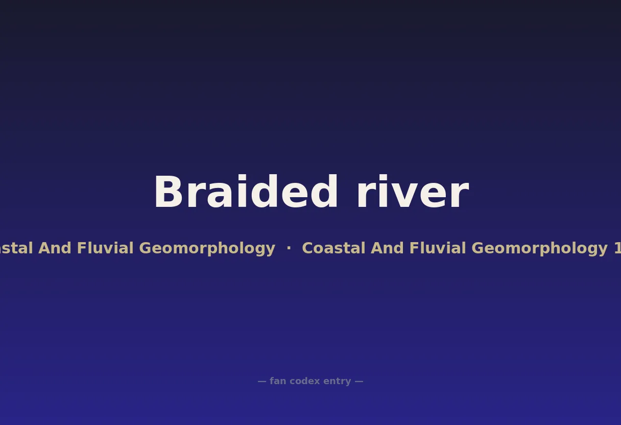 Braided river