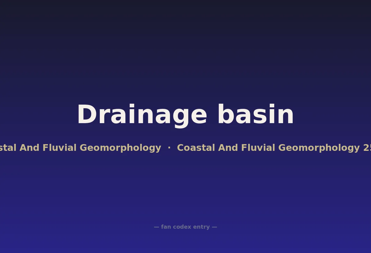 Drainage basin
