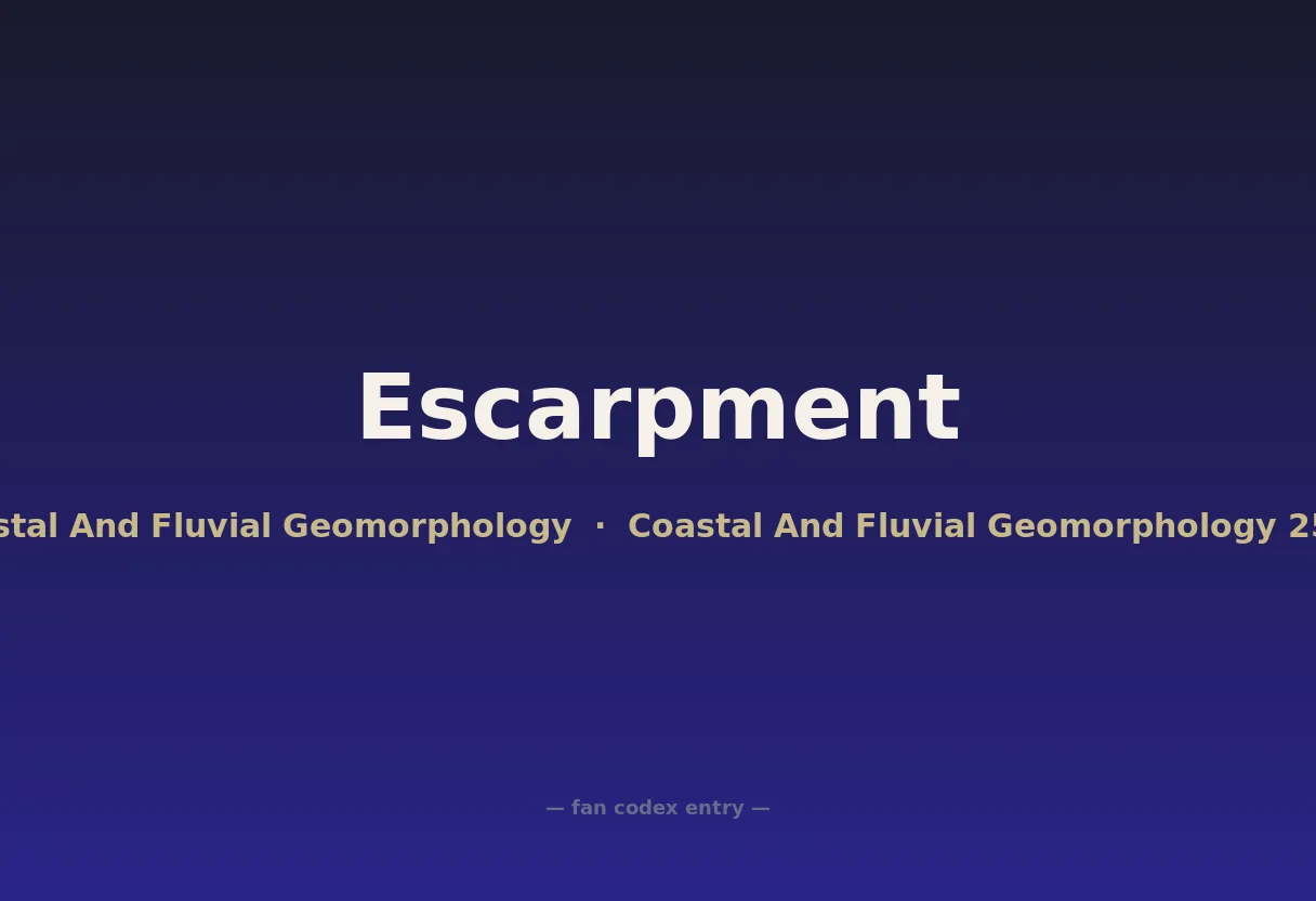 Escarpment
